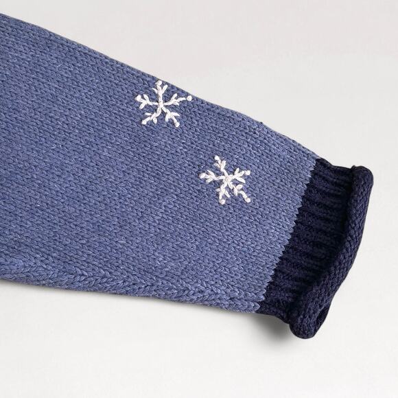 Vintage Angora Wool Blend Christmas Cardigan Sweater 2X Embroidered Grandmacore - Picture 9 of 10